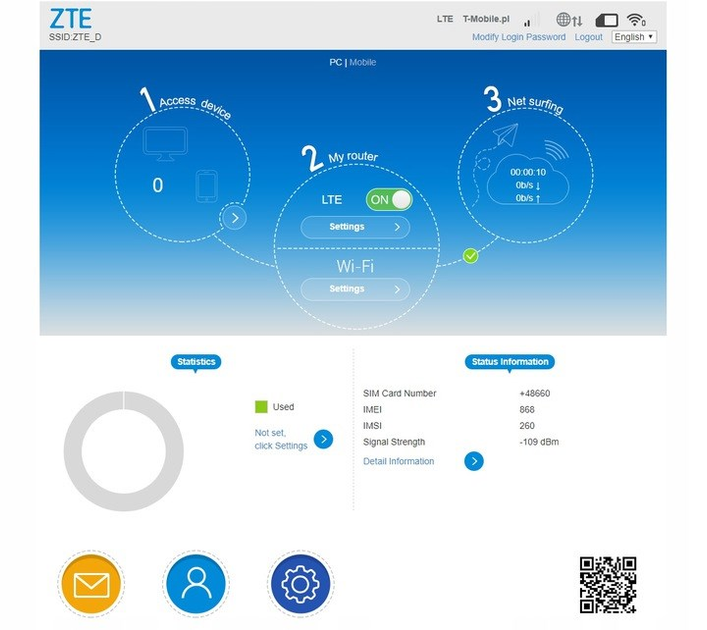Modem 4G ZTE MF79U Biały (KILZTEMOD0006) - obraz 3
