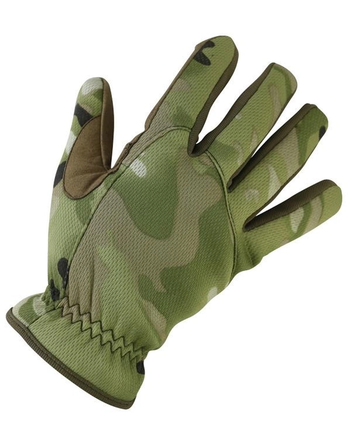 Рукавички тактичні KOMBAT UK Delta Fast Gloves L мультікам (kb-dfg-btp) - изображение 1
