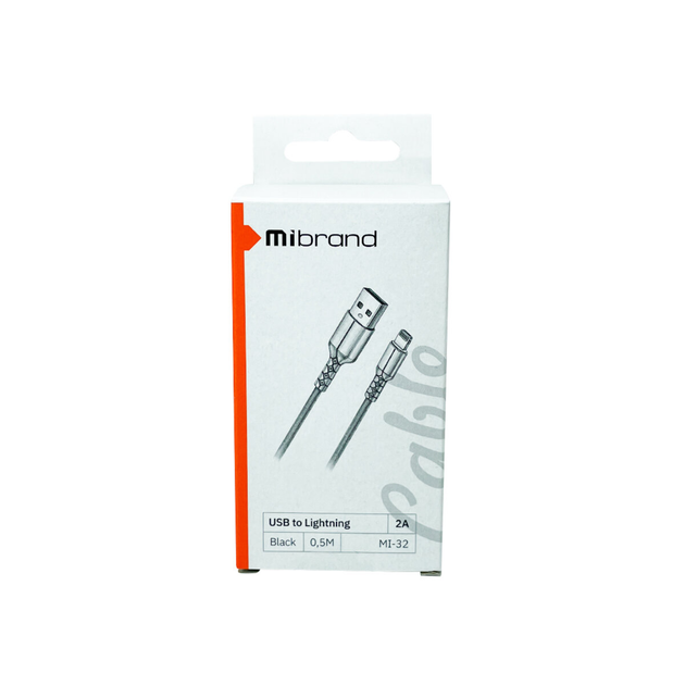 Кабель Mibrand з USB на Micro USB | Шнур для заряджання телефону на 0,5m | Провід для зарядки гаджетів MIDC/3205MB - Фото 4 Кабель Mibrand з USB на Micro USB | Шнур для заряджання телефону на 0,5m | Провід для зарядки гаджетів MIDC/3205MB - зображення 4