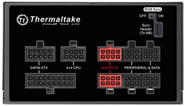 Блок живлення Thermaltake Toughpower Grand RGB 750W Gold (PS-TPG-0750FPCGEU-R) - зображення 6