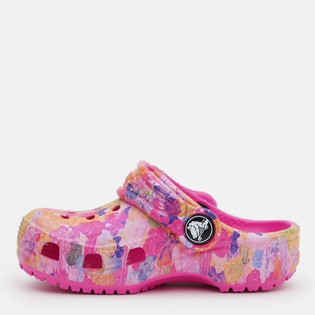 Дитячі крокси-сабо для дівчинки Crocs 208451-90H-C6 22-23 Рожеві (196265268795) - зображення 3