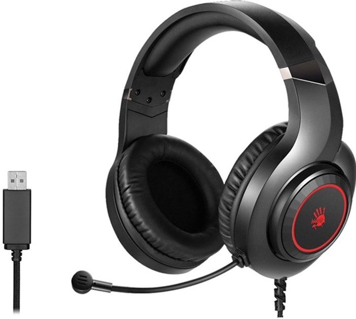 Słuchawki A4Tech Bloody G220S USB Czarne (A4TSLU46784) - obraz 1
