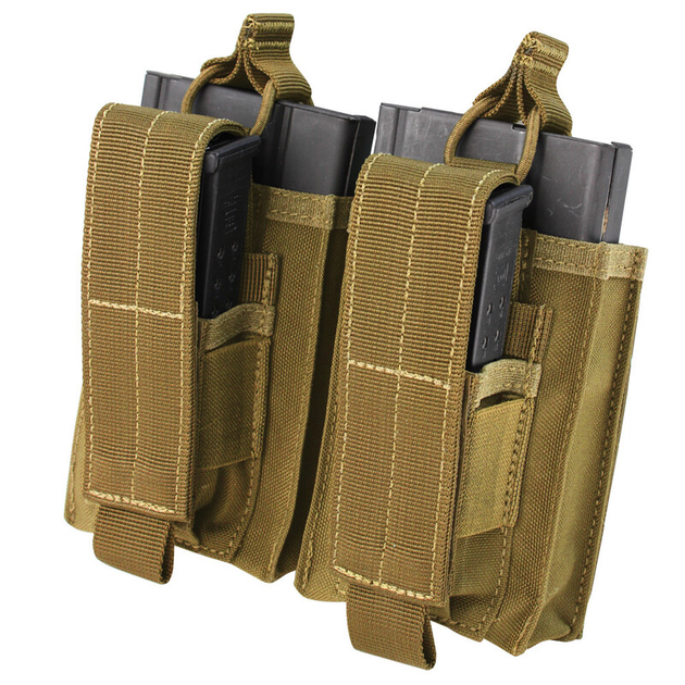 Підсумок для магазинів AR молле Condor Double AR10/M14 Kangaroo Mag Pouch 191040 Coyote Brown - зображення 1