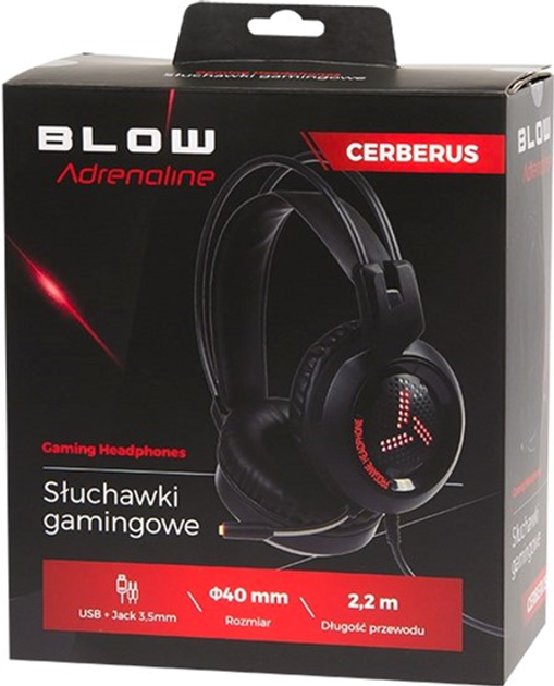 Słuchawki Blow Cerberus Black (32-797#) - obraz 3