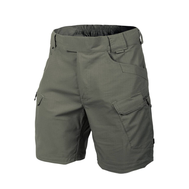 Шорты тактические мужские UTS (Urban tactical shorts) 8.5"® - Polycotton Ripstop Helikon-Tex Taiga green (Зеленая тайга) XL/Regular - изображение 1