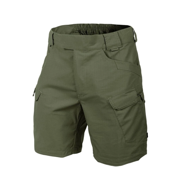 Шорты тактические мужские UTS (Urban tactical shorts) 8.5"® - Polycotton Ripstop Helikon-Tex Olive green (Зеленая олива) XL/Regular - изображение 1