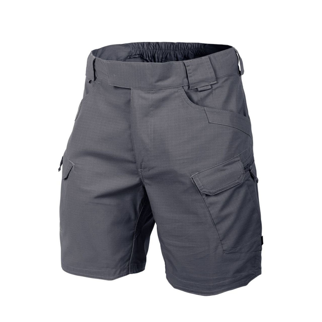 Шорти тактичні чоловічі UTS (Urban tactical shorts) 8.5"® - Polycotton Ripstop Helikon-Tex Shadow grey (Темно-сірий) S/Regular - зображення 1