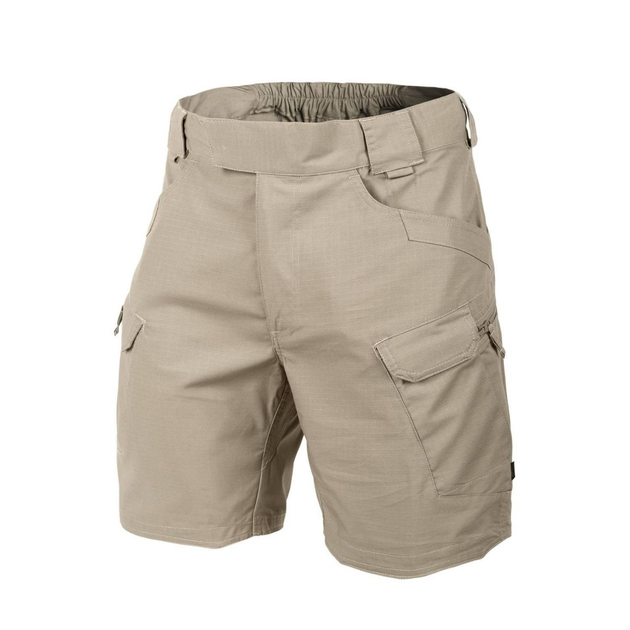 Шорти тактичні чоловічі UTS (Urban tactical shorts) 8.5"® - Polycotton Ripstop Helikon-Tex Khaki (Хакі) L/Regular - зображення 1