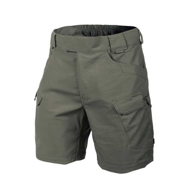 Шорти чоловічі UTS (Urban tactical shorts) 8.5"® - Polycotton Ripstop Helikon-Tex Taiga green (Зелена тайга) S/Regular - зображення 1