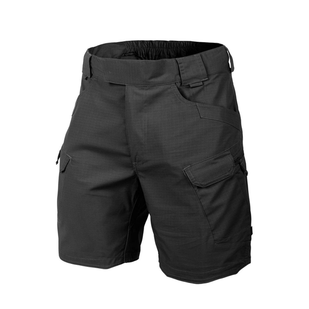 Шорты тактические мужские UTS (Urban tactical shorts) 8.5"® - Polycotton Ripstop Helikon-Tex Black (Черный) L/Regular - изображение 1
