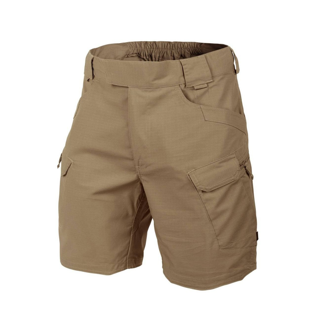 Шорты тактические мужские UTS (Urban tactical shorts) 8.5"® - Polycotton Ripstop Helikon-Tex Coyote (Койот) XXXXL/Regular - изображение 1