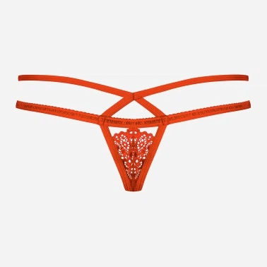 Erotyczne stringi Obsessive 838-THO-3 S/M Red (5901688216750) - obraz 6