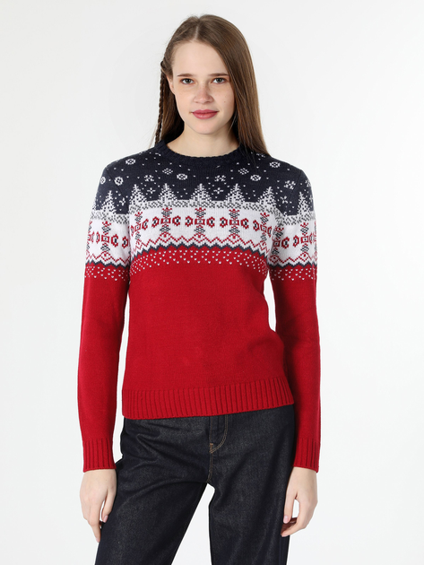 Джемпер жіночий Colin's CL1061493RED XS Red від Rozetka на платформі USKIDKA Акція на Джемпер жіночий Colin's CL1061493RED XS Red від Rozetka