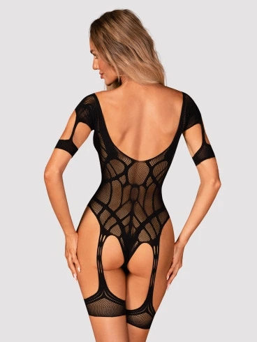 Kombinezon erotyczny Obsessive G334 S/M/L Czarny (5901688250396) - obraz 4