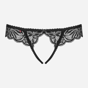 Majtki erotyczne brazylijskie Obsessive Contica L/XL Black (5901688226544) - obraz 5