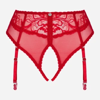 Majtki erotyczne brazylijskie Obsessive Dagmarie M/L Red (5901688239247) - obraz 5