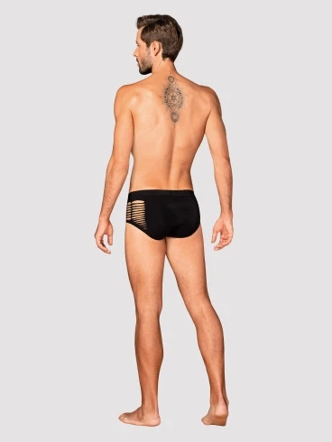 Majtki erotyczne Obsessive M101 S/M/L Black (5901688239131) - obraz 4