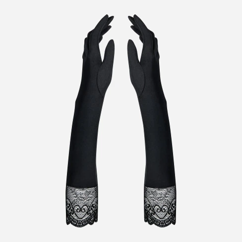 Rękawiczki erotyczne Obsessive Miamor One Size Black (5901688209806) - obraz 2