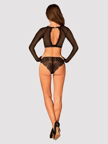 Top erotyczny Obsessive Mibelia XS/S Czarny (5901688239704) - obraz 4