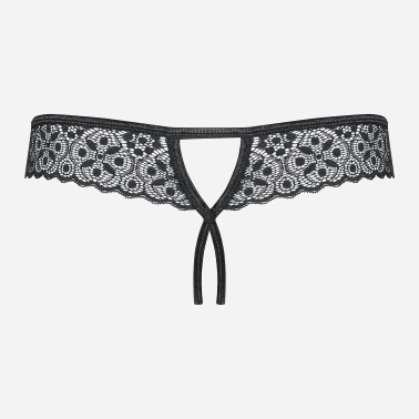 Erotyczne stringi Obsessive Shibu L/XL Black (5901688222881) - obraz 6
