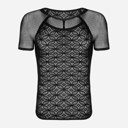 Koszulka erotyczna Obsessive T102 S/M/L Czarny (5901688238912) - obraz 5