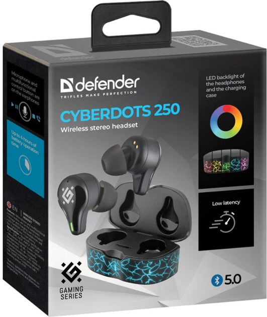 Навушники Defender CyberDots 250 Black (63250) - зображення 9
