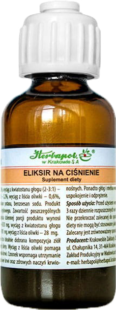 Suplement diety Herbapol Na ciśnienie 35 ml (HER550) - obraz 1