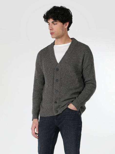 Кардиган мужской Colin's CL1061137VZN 2XL Vizon (8683197440778) 