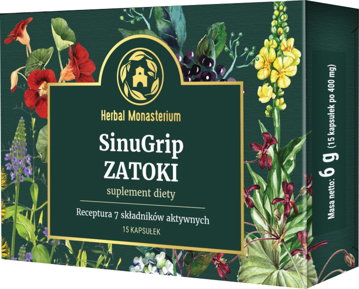 Капсули Herbal Monasterium SinuGrip пазухи 15 к (HEP184) - зображення 1