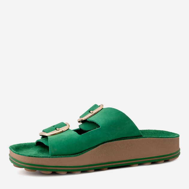 Klapki damskie skórzane Fantasy Sandals Despoina S310 39 Zielone (5207200163237) - obraz 2