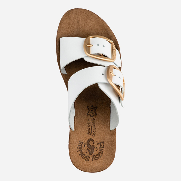Жіночі шльопанці Fantasy Sandals Helena S5017 36 Білі (5207200135296) - зображення 4