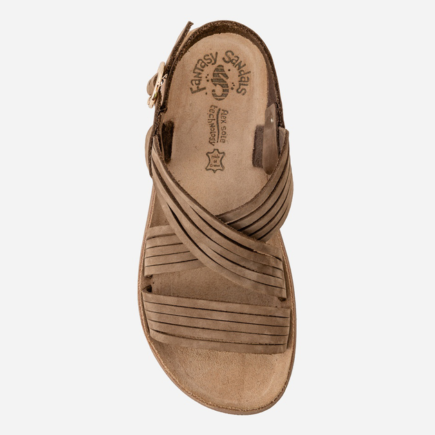 Sandały damskie skórzane Fantasy Sandals Linda S903 38 Ciemnobrązowe (5207200160267) - obraz 3