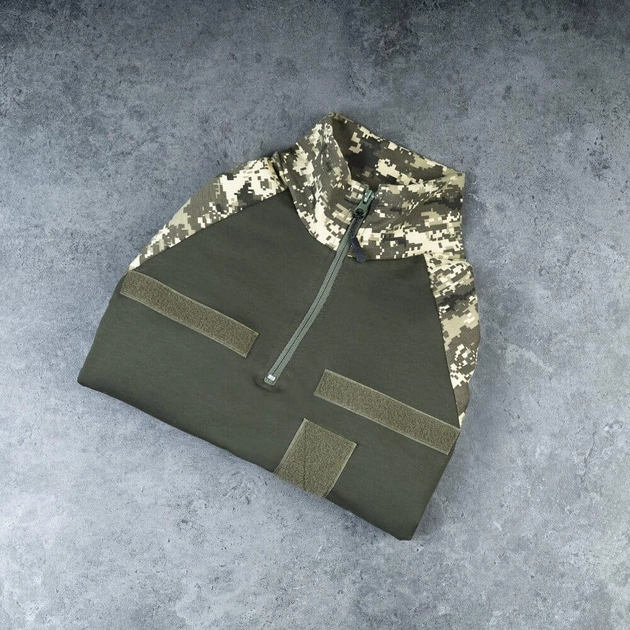 Рубашка Тактическая Hard с липучками военная Хаки-камуфляж 2XL SRru1 5462XLkhkm - изображение 2