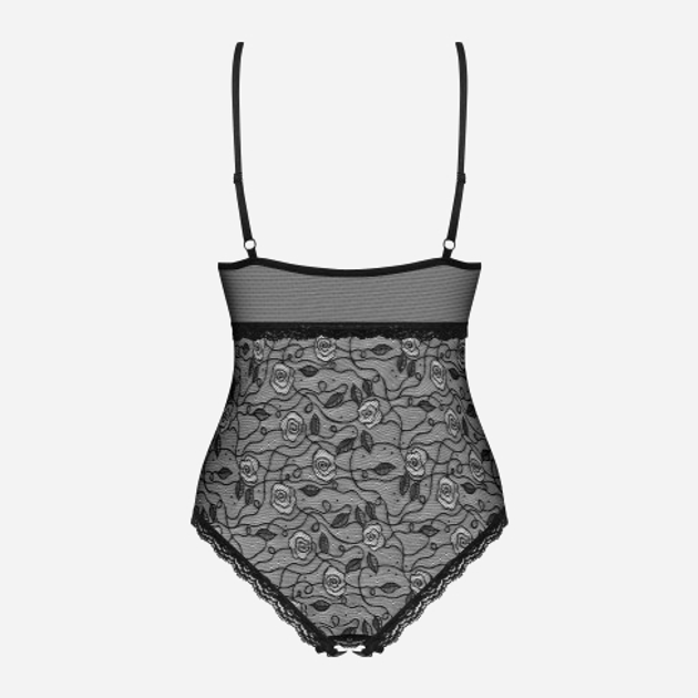 Еротичне боді Obsessive 818-TED-1 XS/S Чорне (5901688238486) - зображення 6
