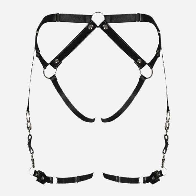 Еротичні трусики-портупея Obsessive A762 S/M/L Чорні (5901688233214) - зображення 6