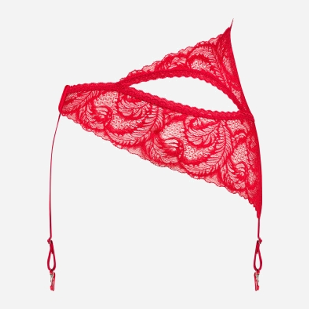 Erotyczny pasek do pończoch Obsessive Atenica XS/S Red (5901688237977) - obraz 6