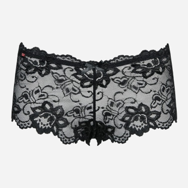 Еротичні трусики-шорти Obsessive Idillia 2XL/3XL Чорні (5901688203804) - зображення 5