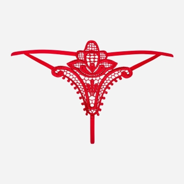 Erotyczne stringi Obsessive Luiza L/XL Red (5900308555385) - obraz 6