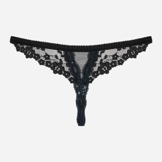Erotyczne stringi Obsessive Letica S/M Black (5901688223956) - obraz 6
