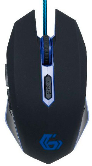 Миша Gembird MUSG-001-B USB Black/Blue (MUSG-001-B) - зображення 1