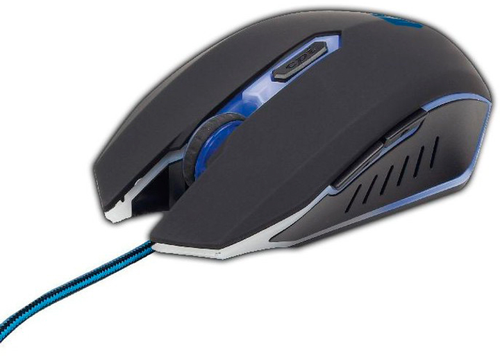 Миша Gembird MUSG-001-B USB Black/Blue (MUSG-001-B) - зображення 4