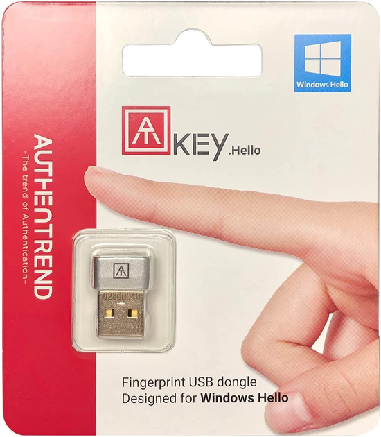 ATKey.HELLO USB-A – ключ безопасности с биометрическим сканером – фото ...