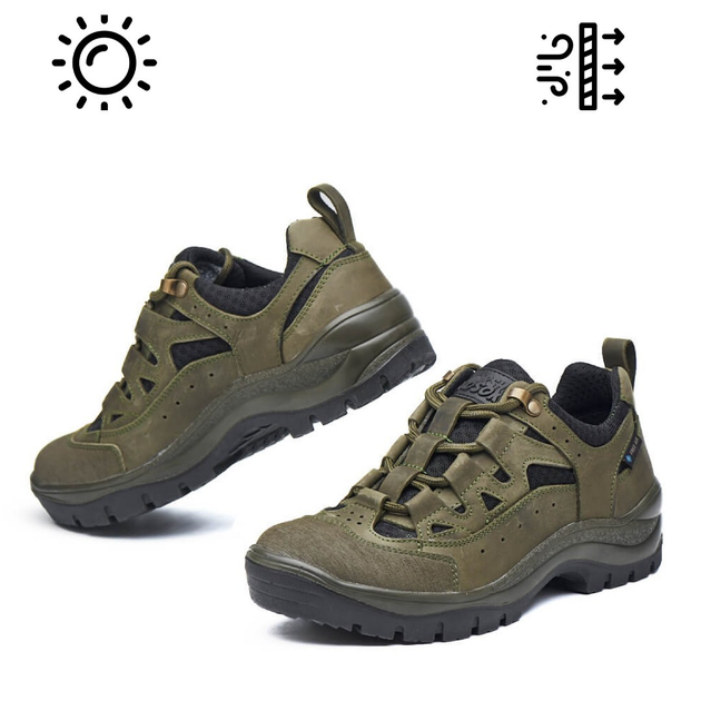 Тактичні літні кросівки Marsh Brosok 43 олива/сітка 401OL-LE.43 - зображення 1