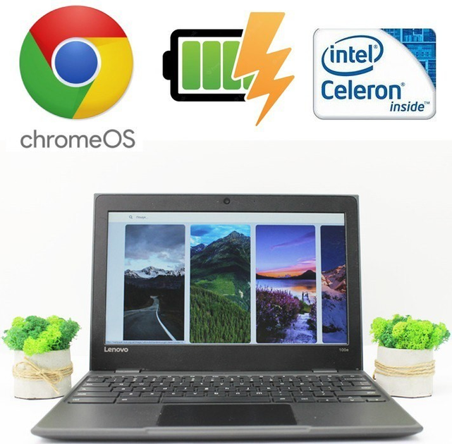 Ноутбук недорогой Lenovo Chromebook 100e-с долгое время работы от ...