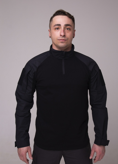 Рубашка тактическая убакс GorLin 52 Черный (Т-44) - изображение 1