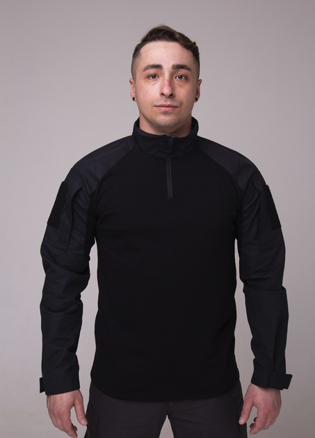 Рубашка тактическая убакс GorLin 56 Черный (Т-44) - изображение 1