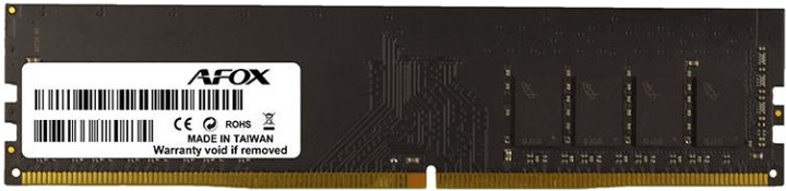 Pamięć RAM AFOX DDR4-3000 4096MB PC4-24000 (AFLD44LK1C) - obraz 1