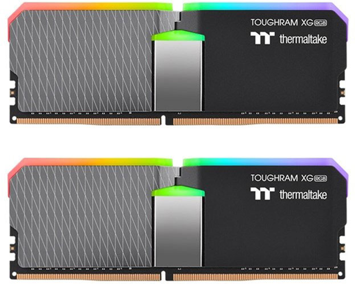 Thermaltake DDR4-4000 65536MB PC4-32000 (zestaw 2x32768) ToughPamięć RAM XG RGB czarny (R016R432GX2-4000C19A) - obraz 1