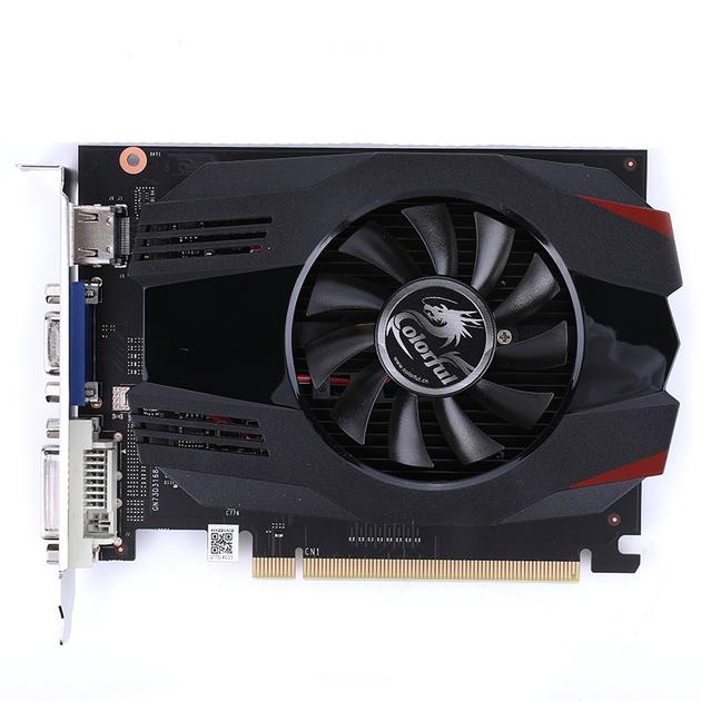 Відеокарта Colorful, GeForce GT730, 4Gb GDDR3, 64-bit, VGA/DVI/HDMI ...