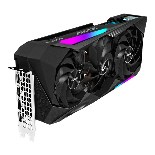 Відеокарта Gigabyte, Radeon RX 6800 XT, MASTER, 16Gb GDDR6, 256-bit, 2xHDMI/2xDP, 2310/16000 MHz, 2x - изображение 7